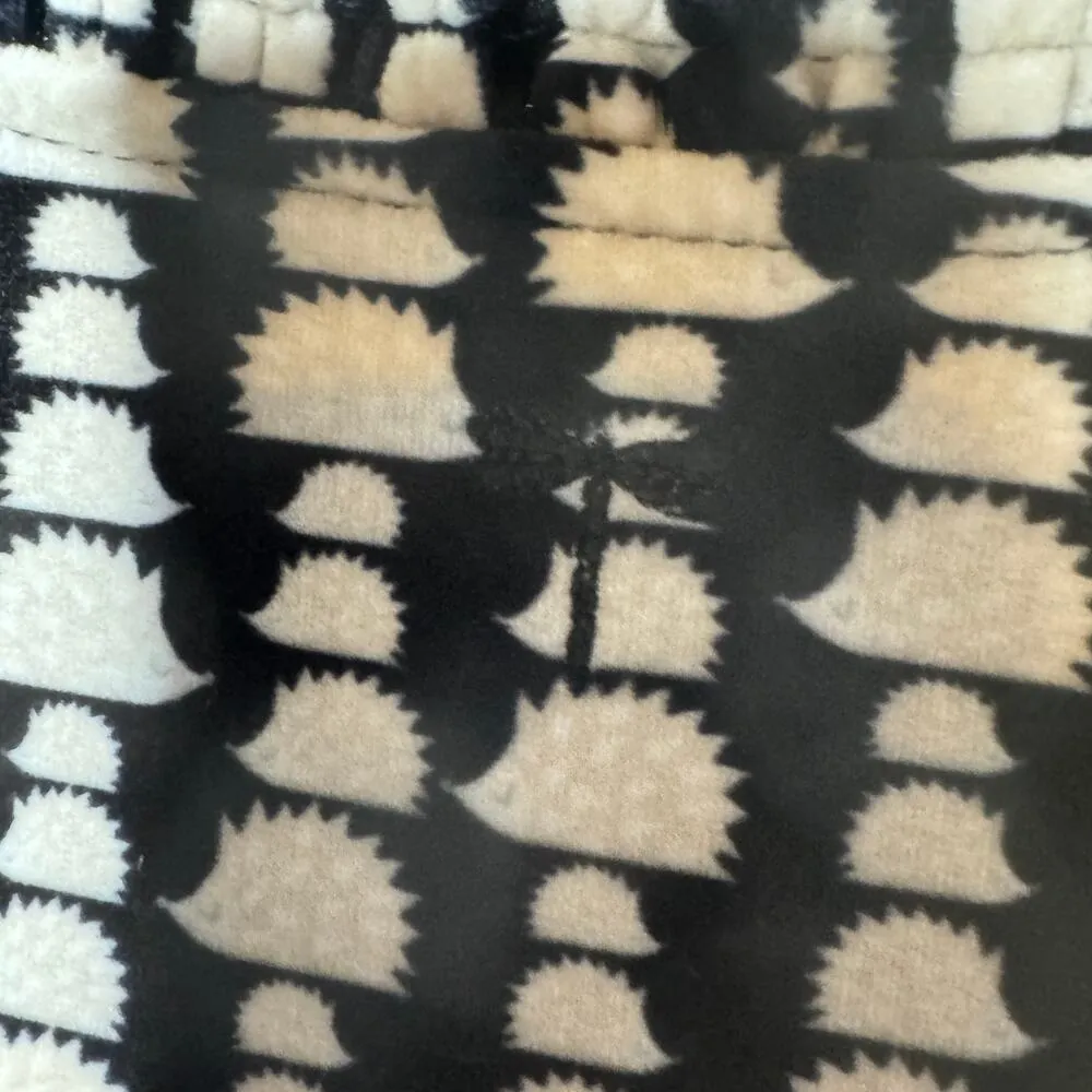 Tyler Boe Black Velvet Mock Neck Button Dress Long Sleeve Printed M Size M - Image 3