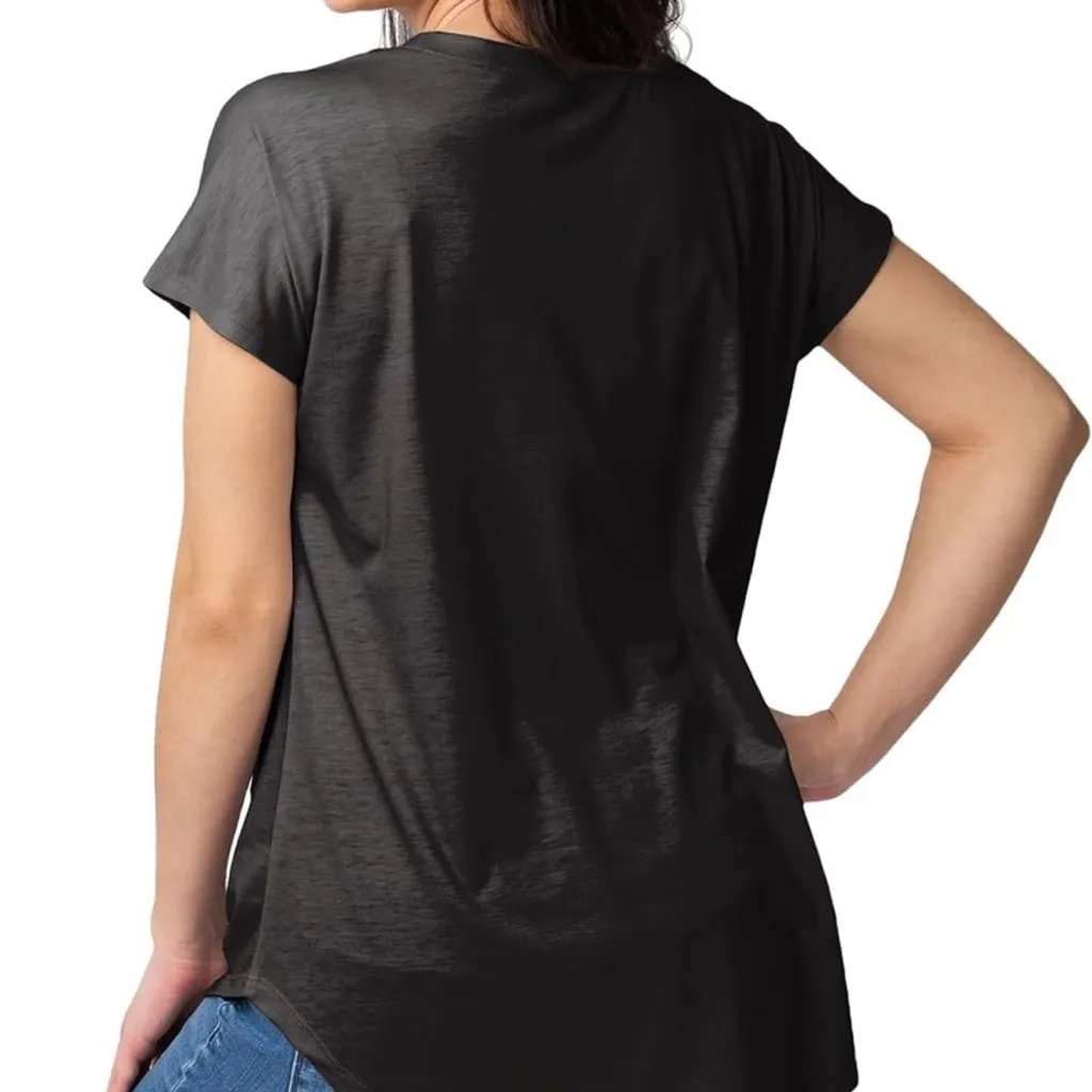 Foco NFL Women's Black Graphic Tee Baltimore Ravens - Image 2