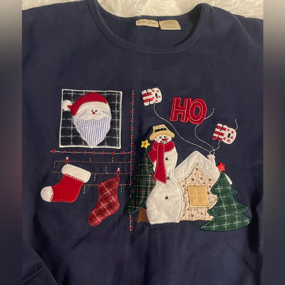 women’s winter holiday christmas sweater size large - Image 3