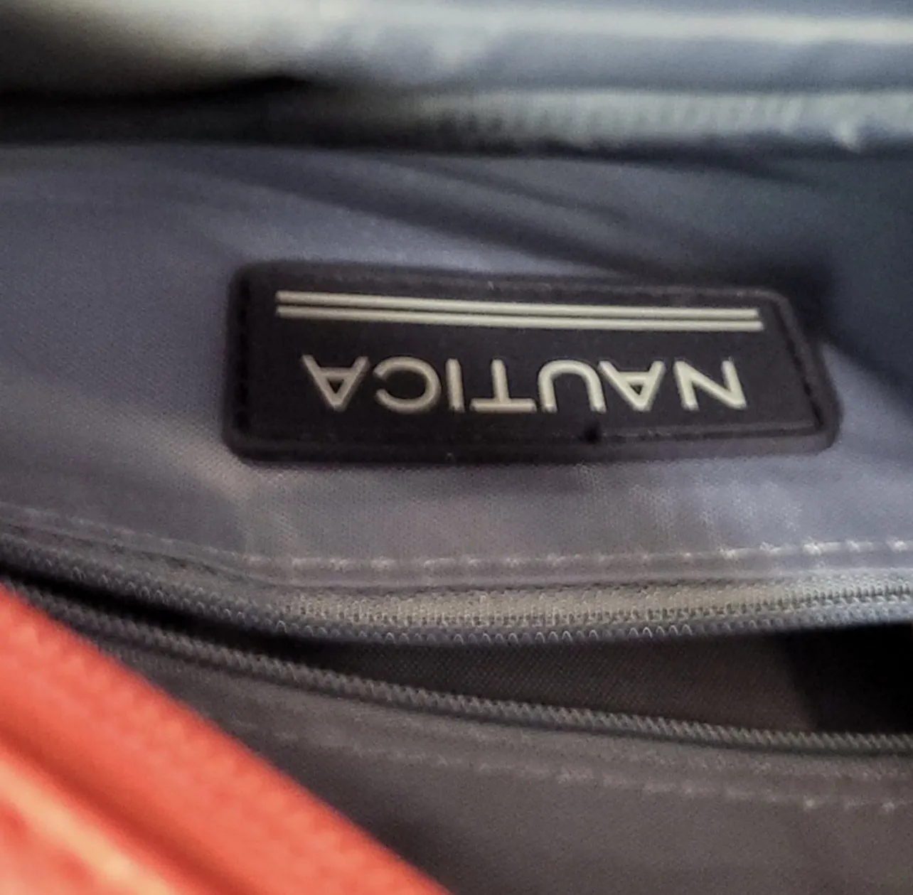 NWT Nautica Red Satchel Crossbody Shoulder Bag Handbag Strap & Dustbag - Image 5