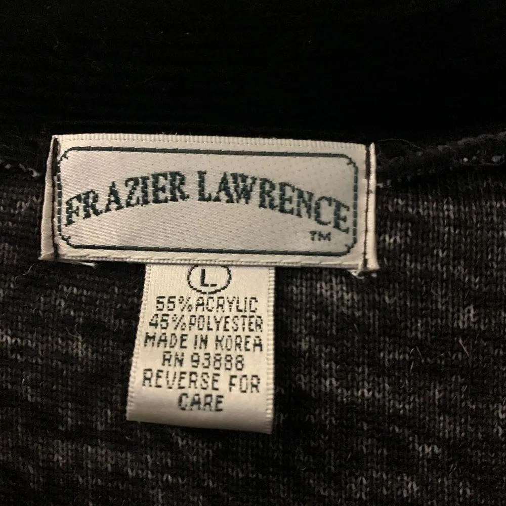 Frazier Lawrence Sweater Black Size L - Image 3