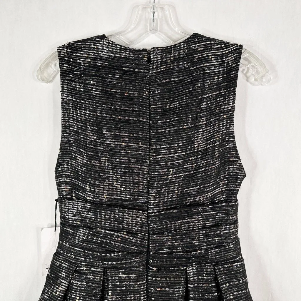 Bailey 44‎ Size 0 Dress Keep On Dreaming Metallic Silver Gray Sequins NWT 1458 - Image 6