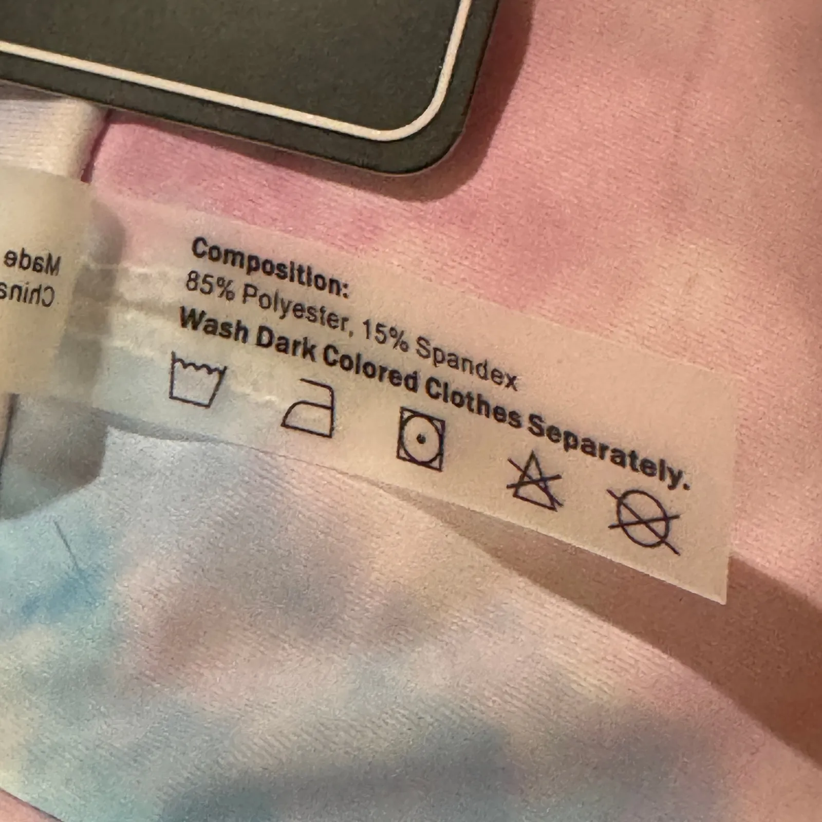 Zaful SZ 6 Bandeau Bikini Swim Top Tie-Dye Padded Cups Adjustable Straps Knotted - Image 8