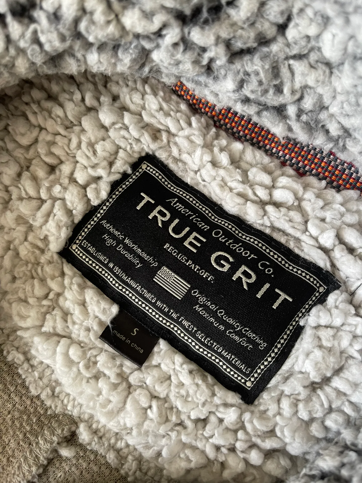 Original Frosty Tipped Pullover Sherpa Jacket - Image 6