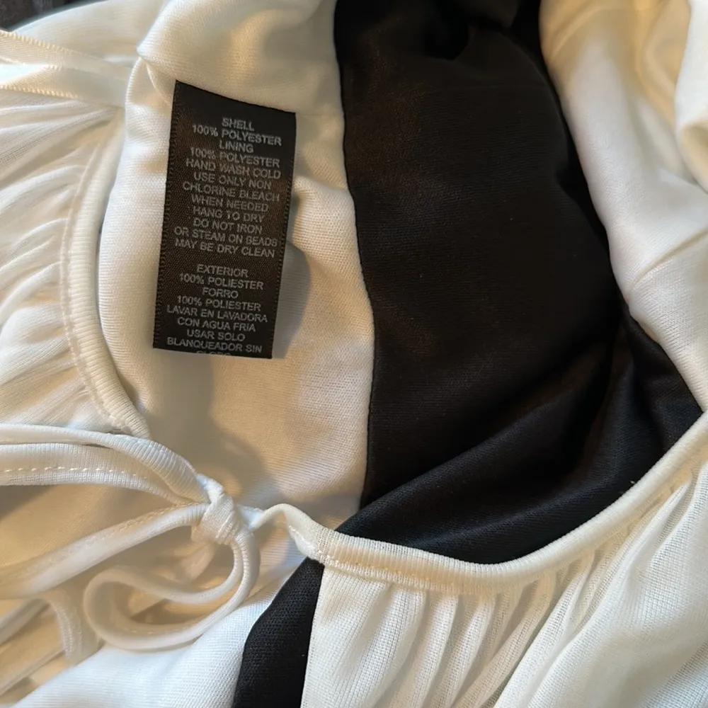 JH Evenings Formal Short Dress White Size 4 - Image 5