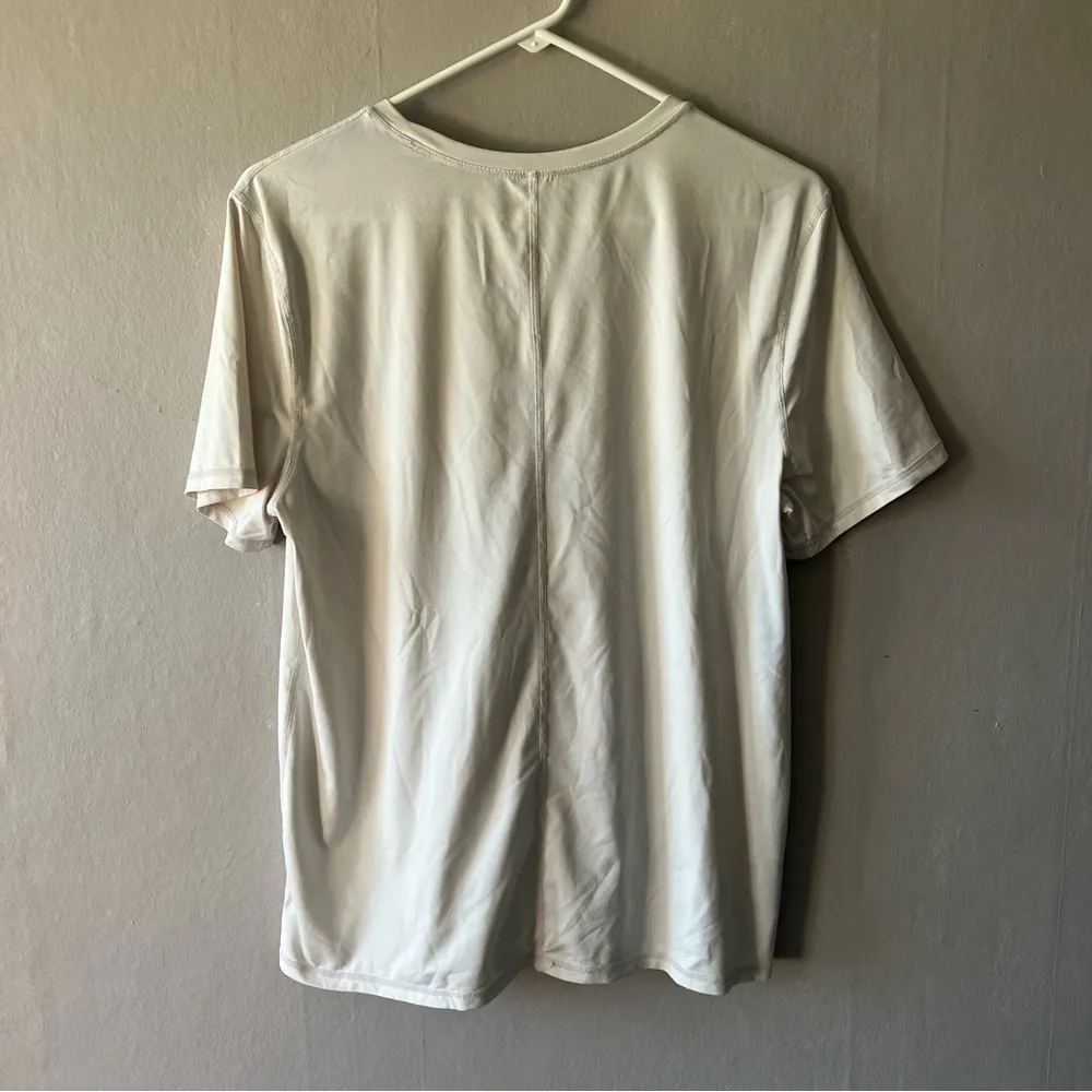 Fabletics  White T Shirt Size XL - Image 5