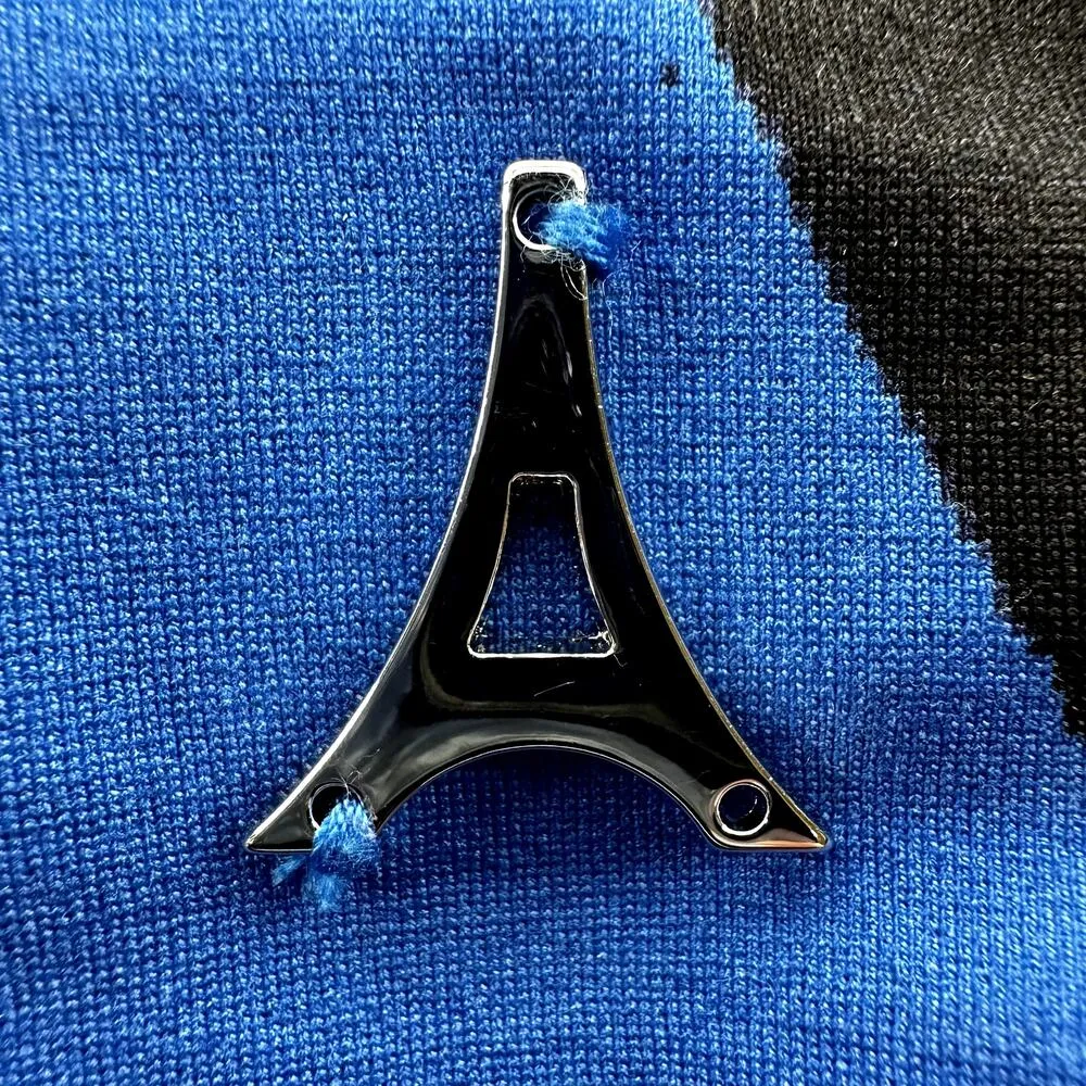 Maniere De Voir Body Print Leggings Illusion Heat Map High Waisted Black Blue 0 - Image 7