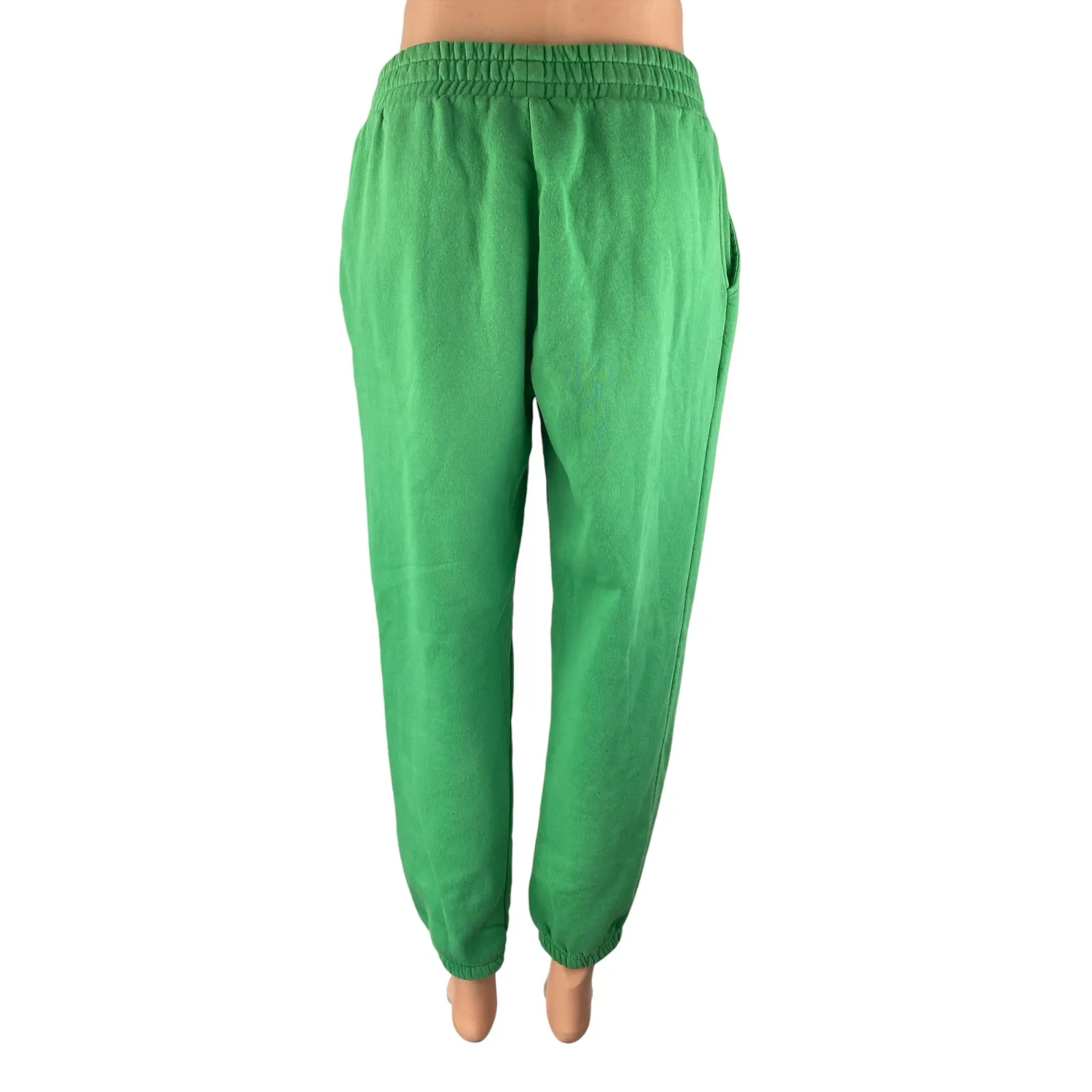 Forever 21 Pantone Womens Green Fleece Pocket Athletic Jogger Sweat Pants Size S - Image 2