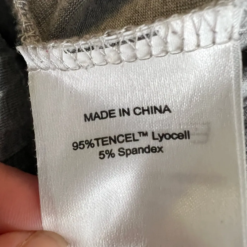 Quince Pants Gray Drawstring Waist Elastic Cuffs Heather Grey Knit Medium - Image 6