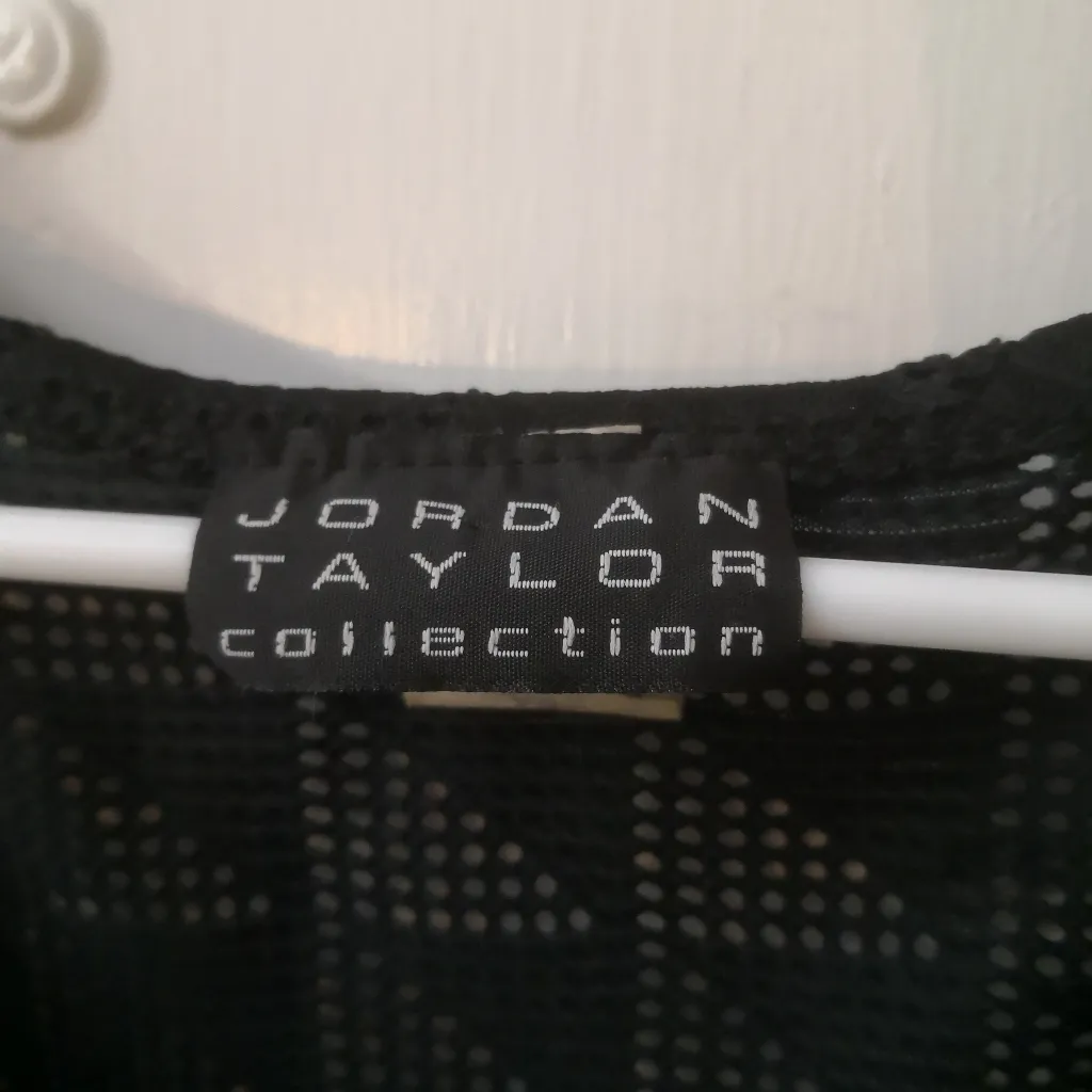 Jordan Taylor Batwing Black Swimsuit Cover O/S Vacation Resortwear Bohemian Goth - Image 6