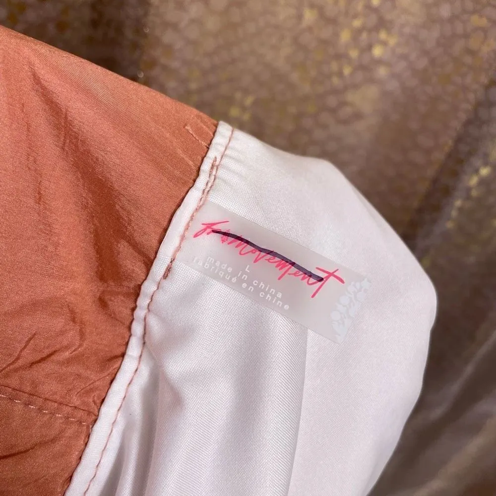 Free People Movement Brushed Apricot The Way Home Shorts Large NWOT - Image 5