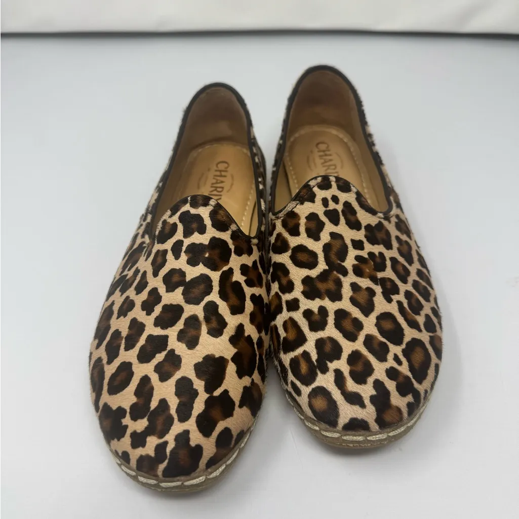 Charix Leopard Slip Ons 38 Brown Size 8 - Image 3