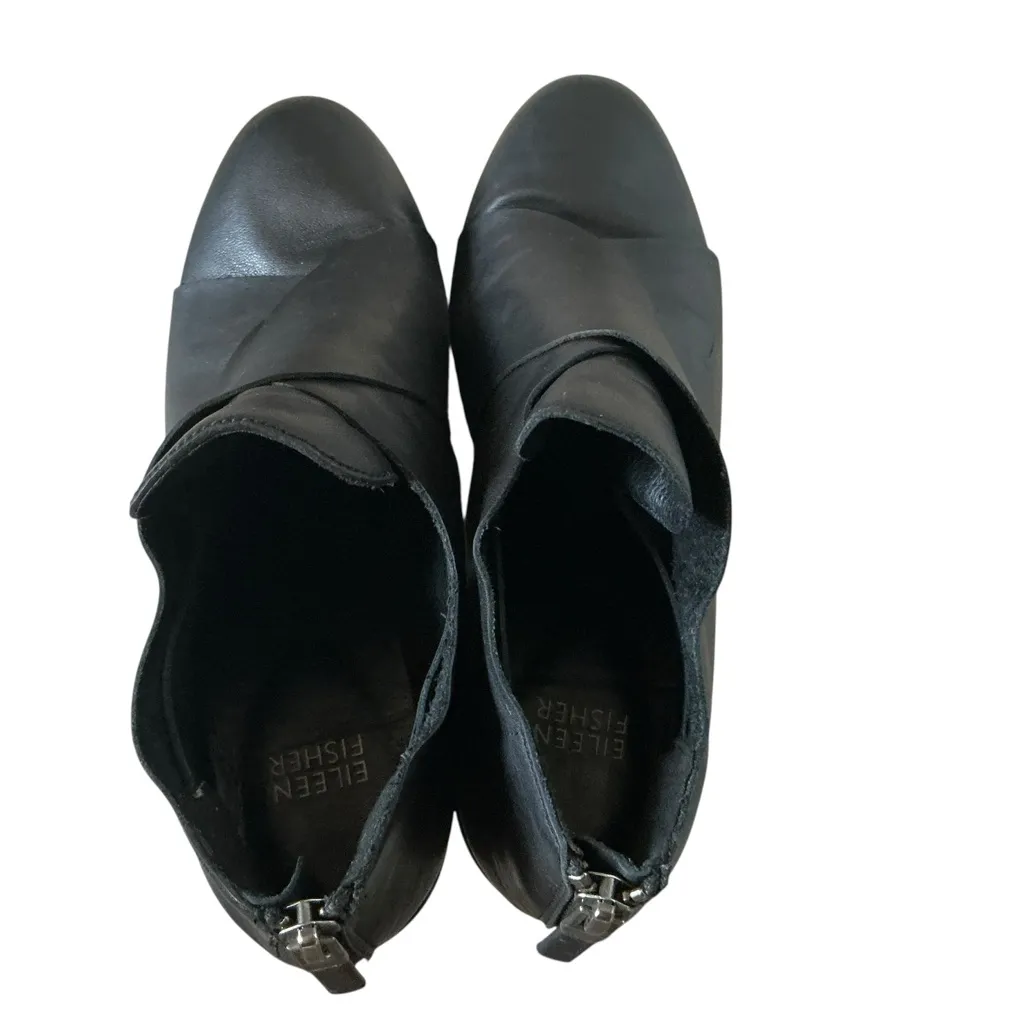 Eileen fisher Cosmo black classy platform shoes size 7 - Image 8