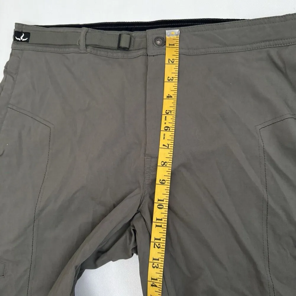 Prana Womens Pants 12 Green Breathe Crop Capri Hiking Outdoor Light Gorpcore - Image 6