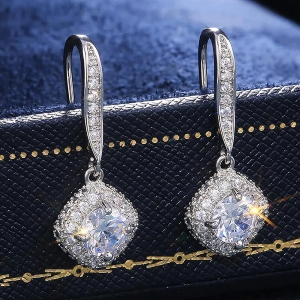 💎 gorgeous rhinestone bejeweled earrings 💎​​​​​​​​​​​​​​​​​​​​​​ - Image 3