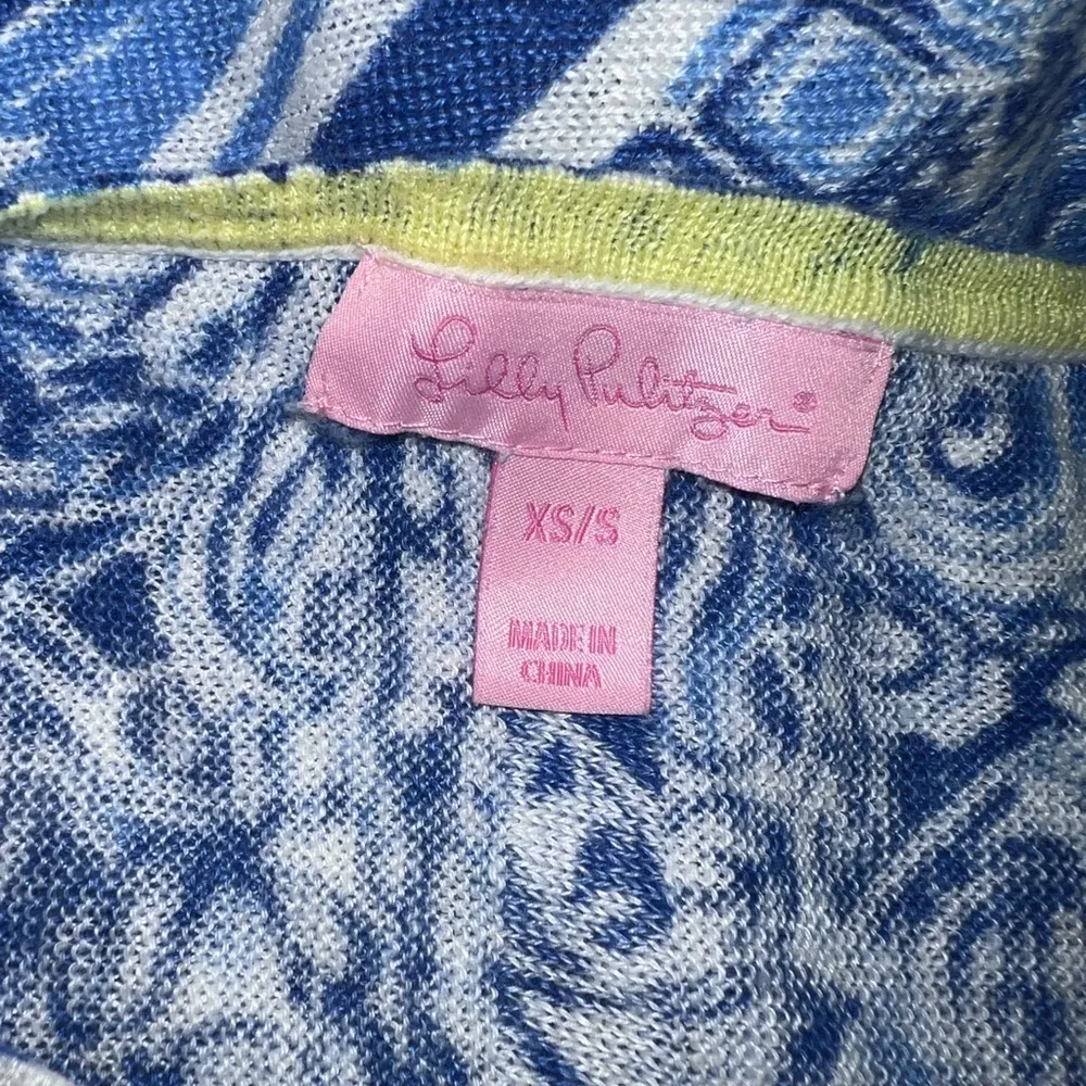 Super Cute Lilly Pulitzer Jameson Open Water Linen Tunic! - Image 6