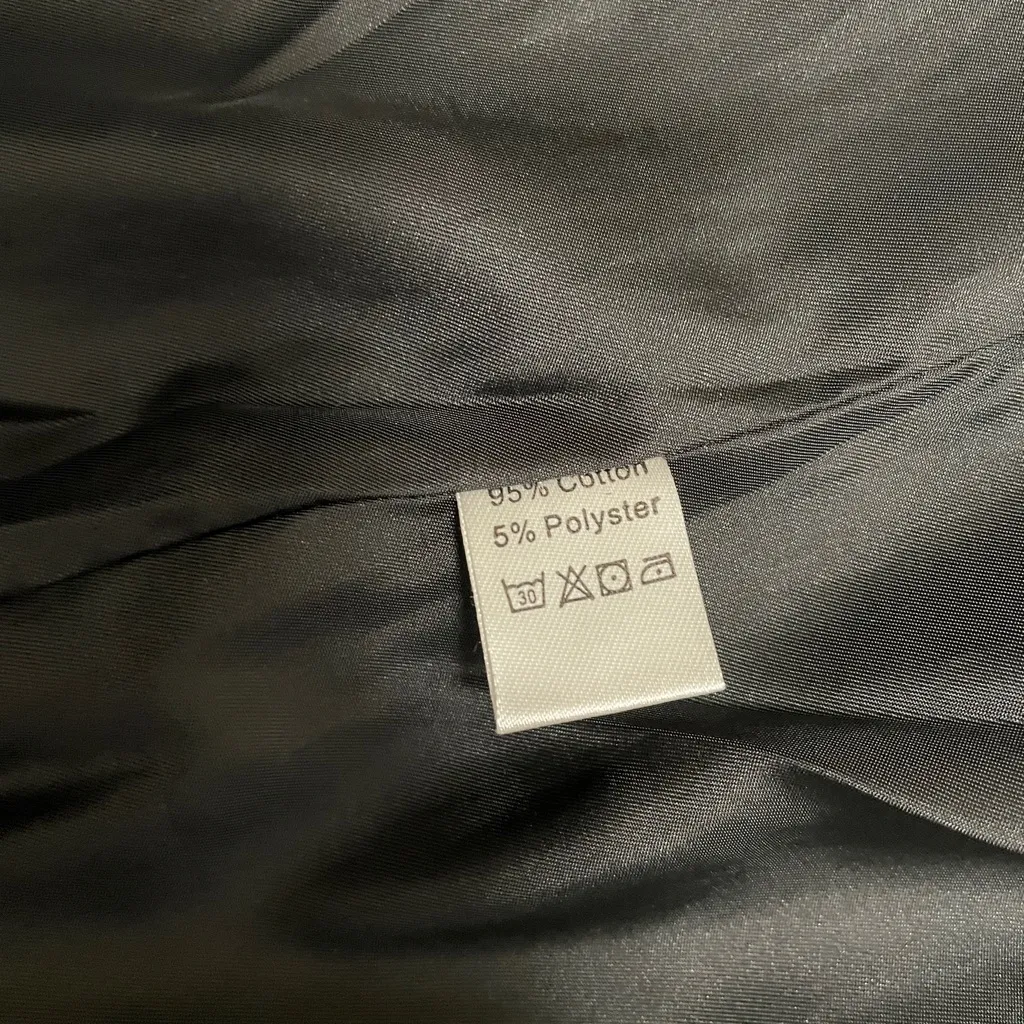 Black faux leather biker jacket Banichanghaai XS Small - Image 4