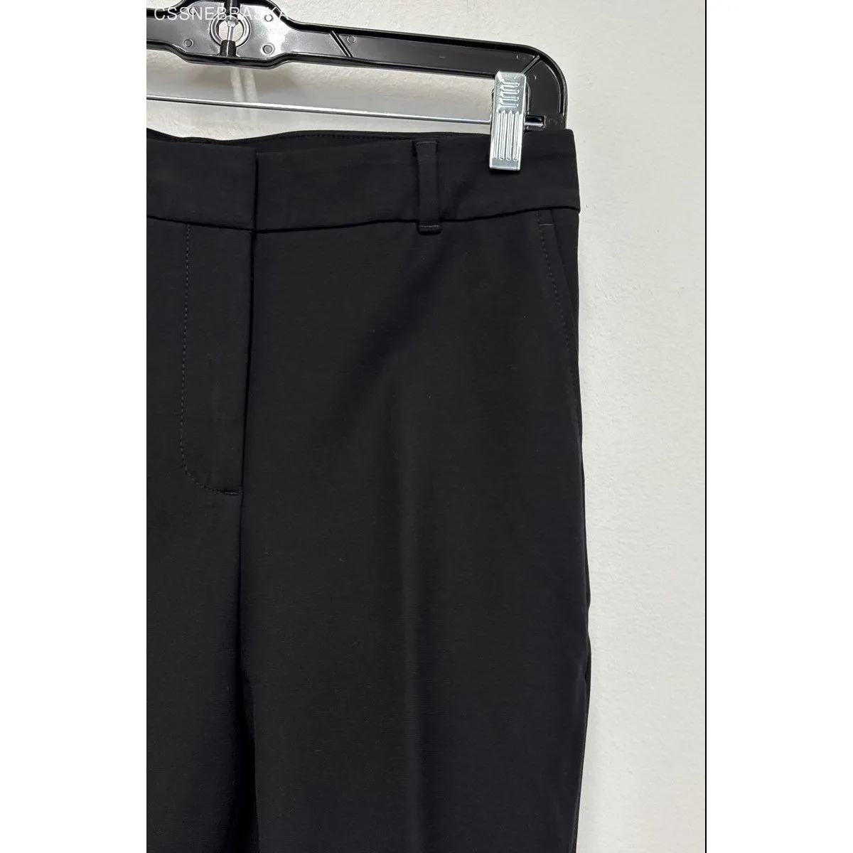 White House Black Market Black Chevron Slim Ankle Dress Pants Womens - Size 4 - Image 3