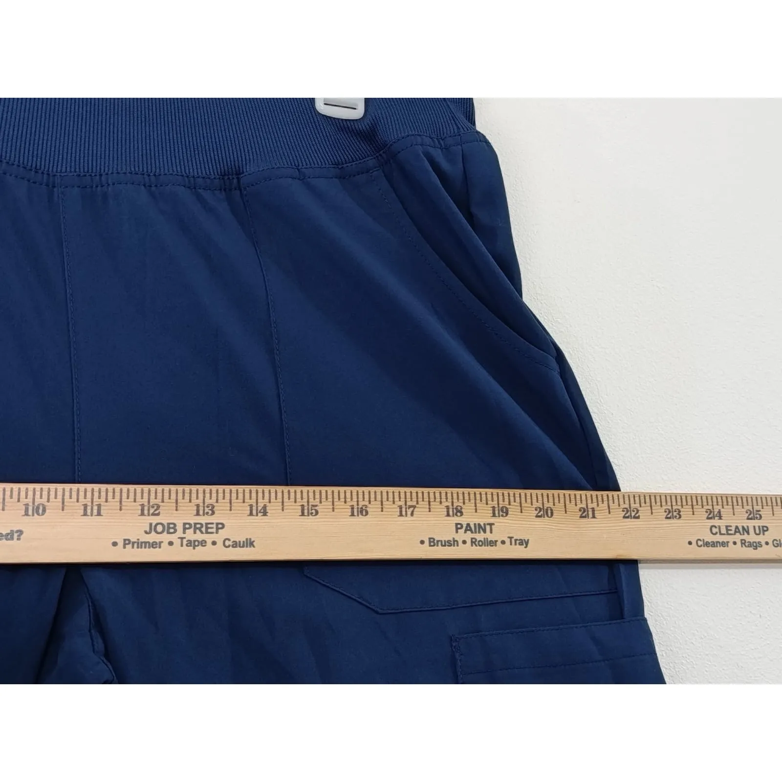 Dickies Women’s Scrub Pants Blue Straight Leg Medical Uniform Nurse Size M - Image 7