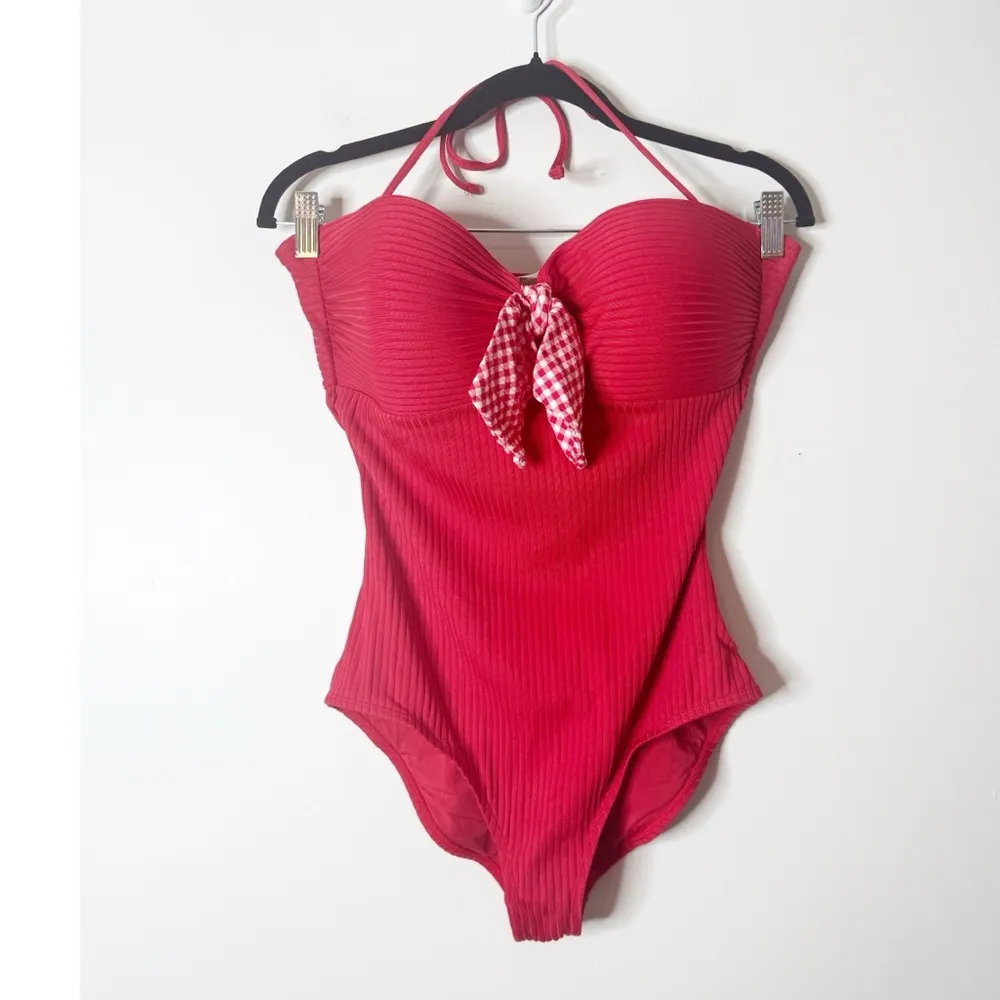 Matilda Jane Poolside Party Red One Piece Swimwear medium - Image 3