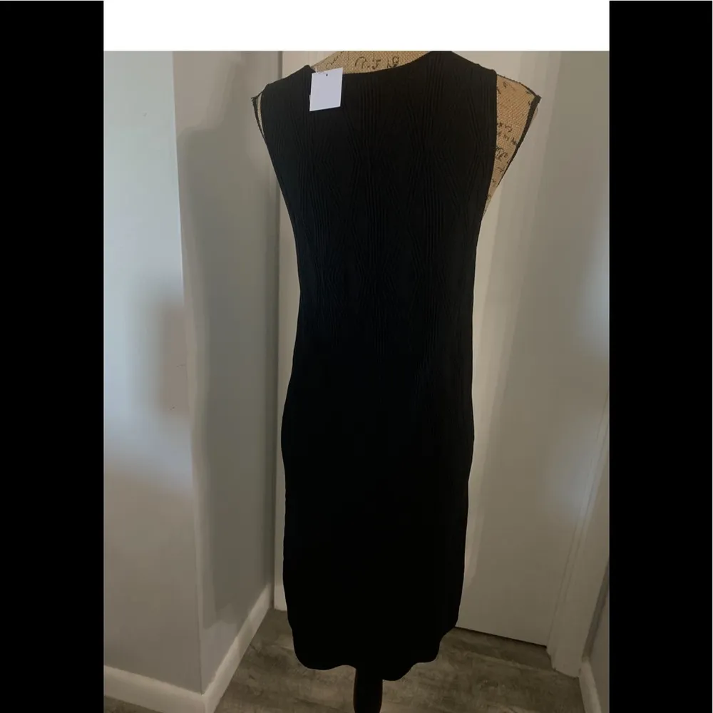 NEW Club Monaco Black Sleeveless Knit Dress - Image 7