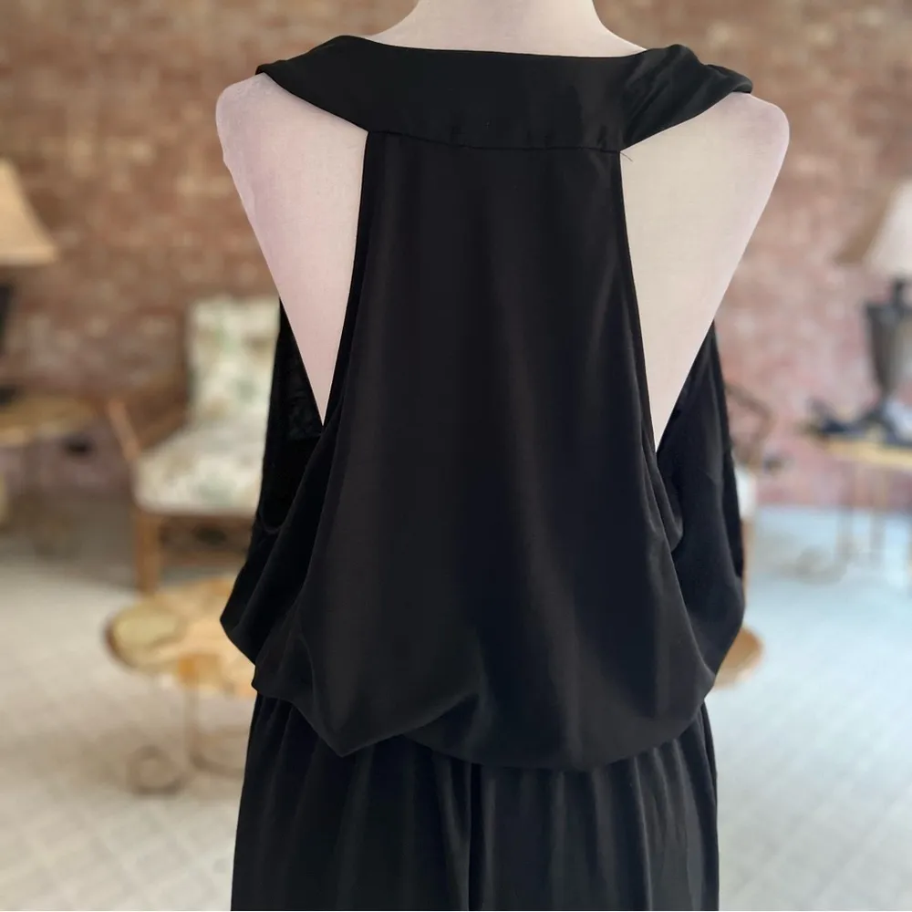 Swimsuits for All Ava Jumpsuit Black Wide Leg Cropped Sleeveless Knit 18/20 chic Size undefined - Image 10