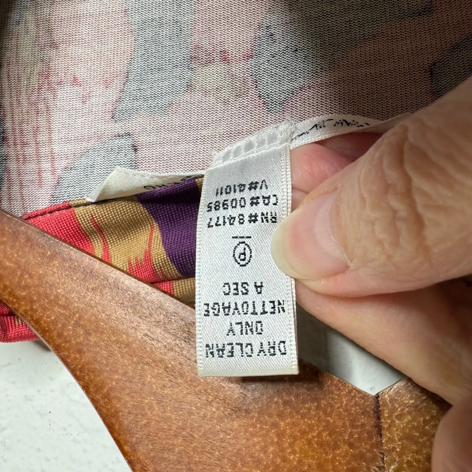 Diane von Furstenberg‎ DVF Wrap Dress Red Purple Animal Print Silk Sz 10 - Image 5