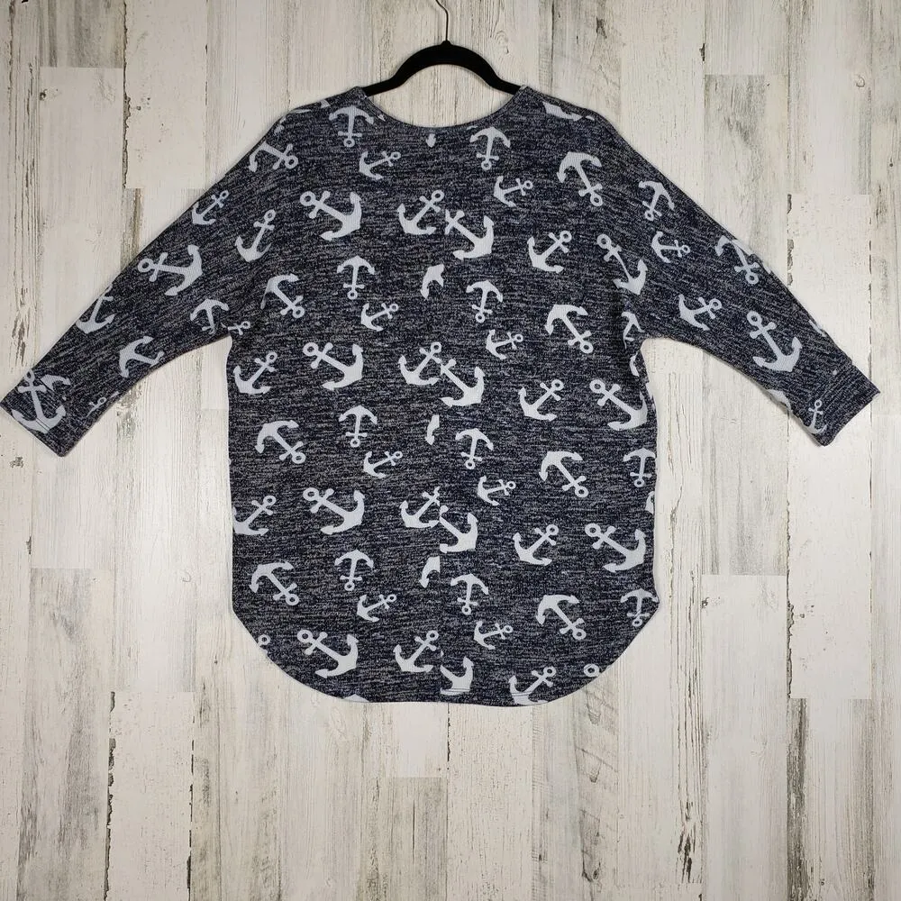 New Directions Weekend Anchor 3/4 Sleeve V - Image 8