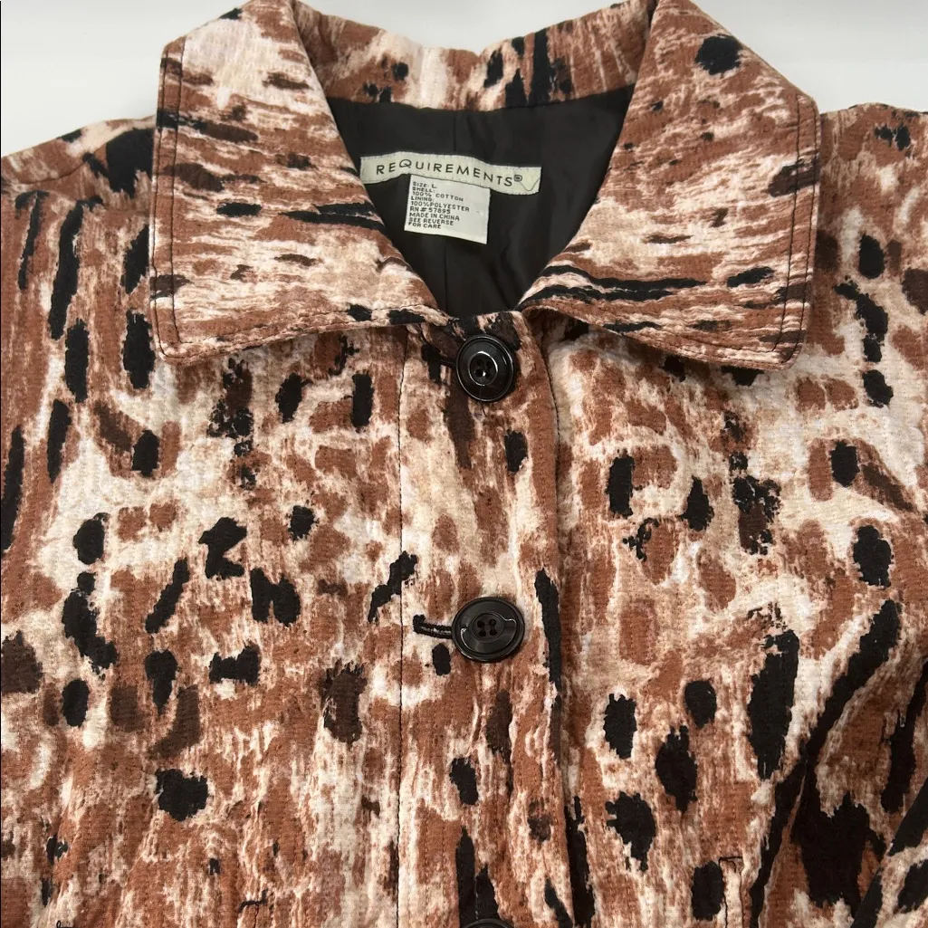 Requirements Brown and Black Patterned Blazer - Image 8