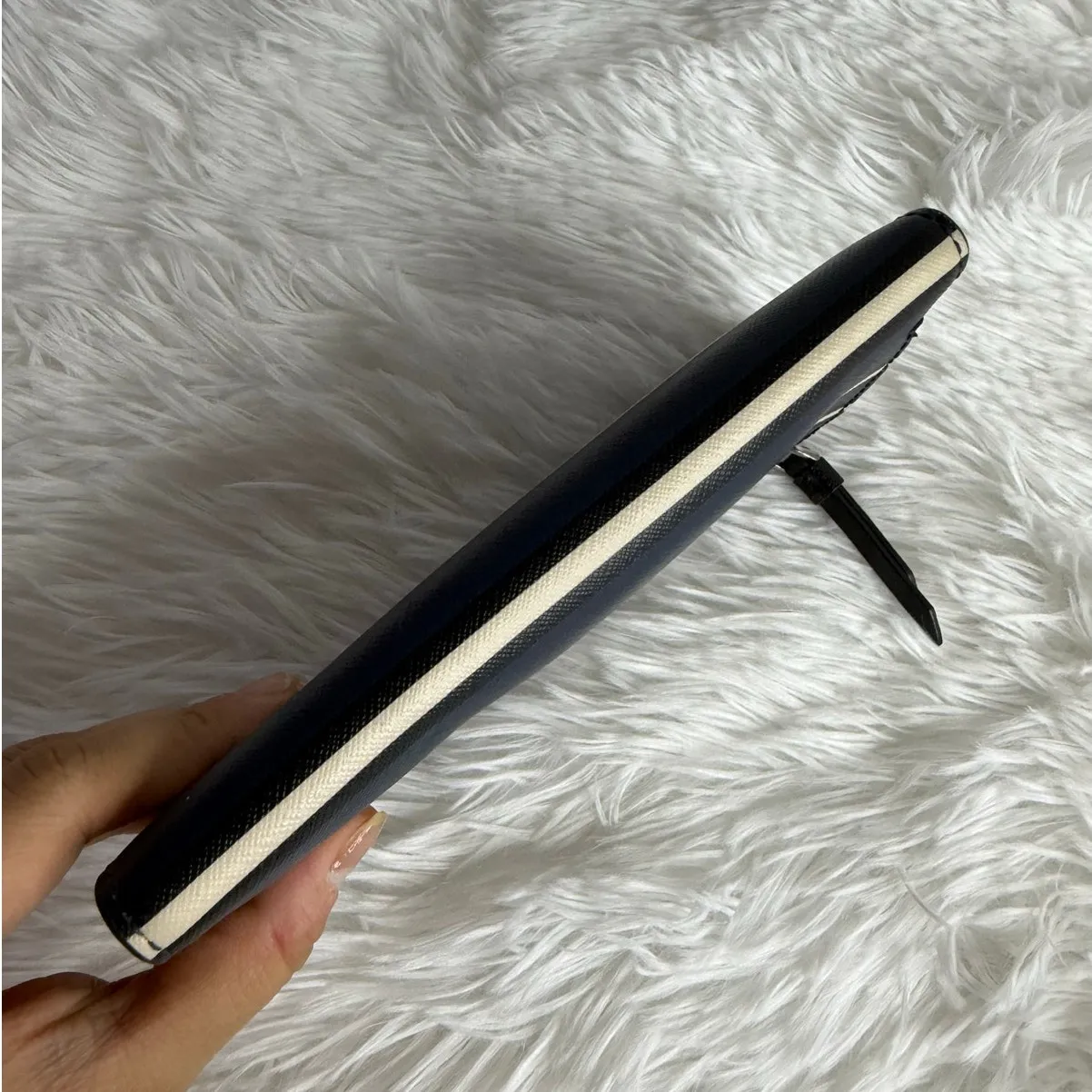 Kate Spade New York Striped Black White Wallet - Image 3