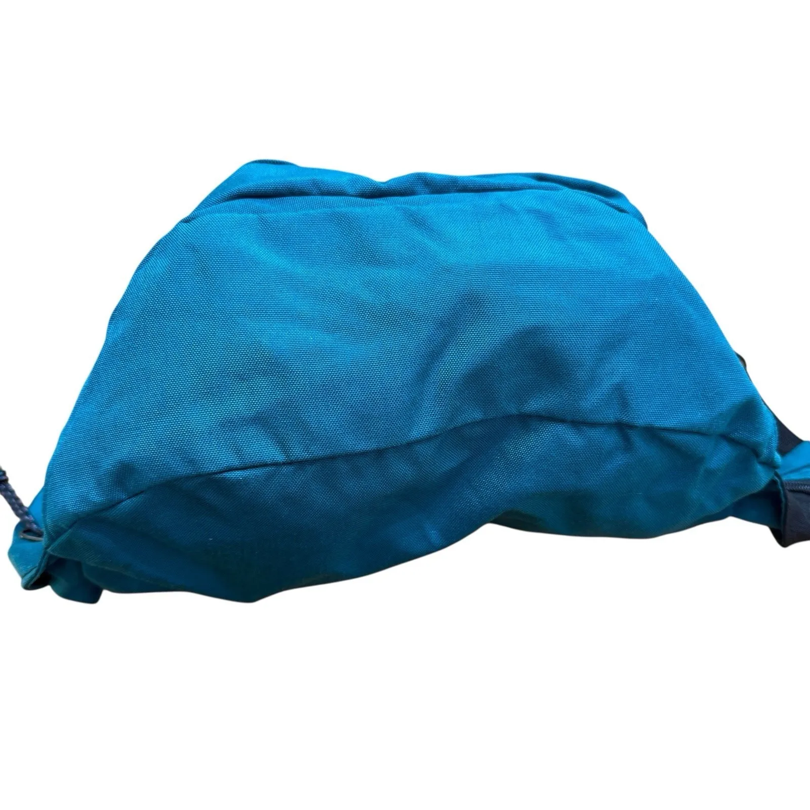 VTG Jansport Fanny Pack 2 Pouch‎ Waist Bag TEAL GREEN Black USA 90's - Image 4