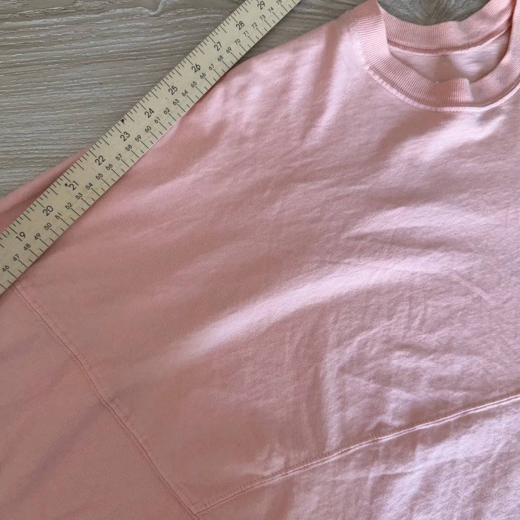 Walt Disney World Medium Peach Pink Gold Glitter Spirit Jersey Glitter Oversized - Image 8