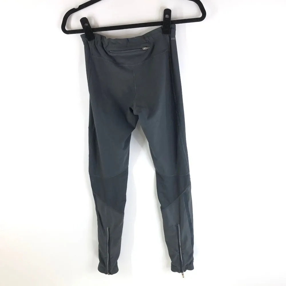 Nike Womens Tech Anthracite Running Tights Pants Stretch Black S - Image 2