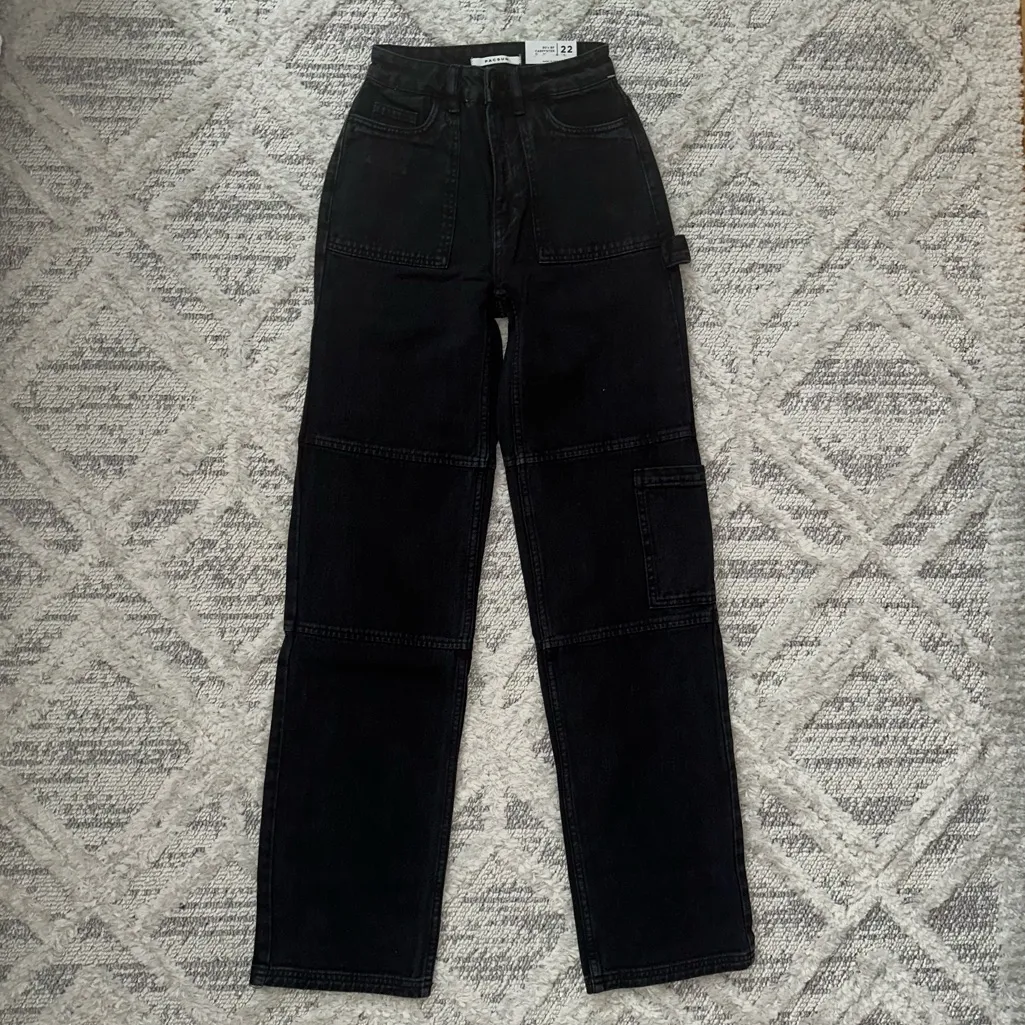 PacSun Black Cat 90’s Boyfriend Utility Jeans - Image 4