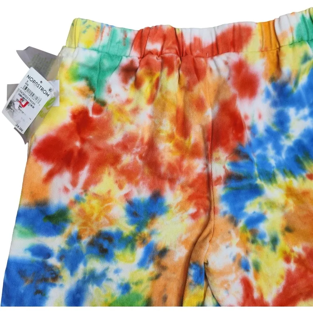 NWT BP. Womens Small Tye-Dye Elastic Waist Shorts Raw Hem Pockets HIgh Waist - Image 66