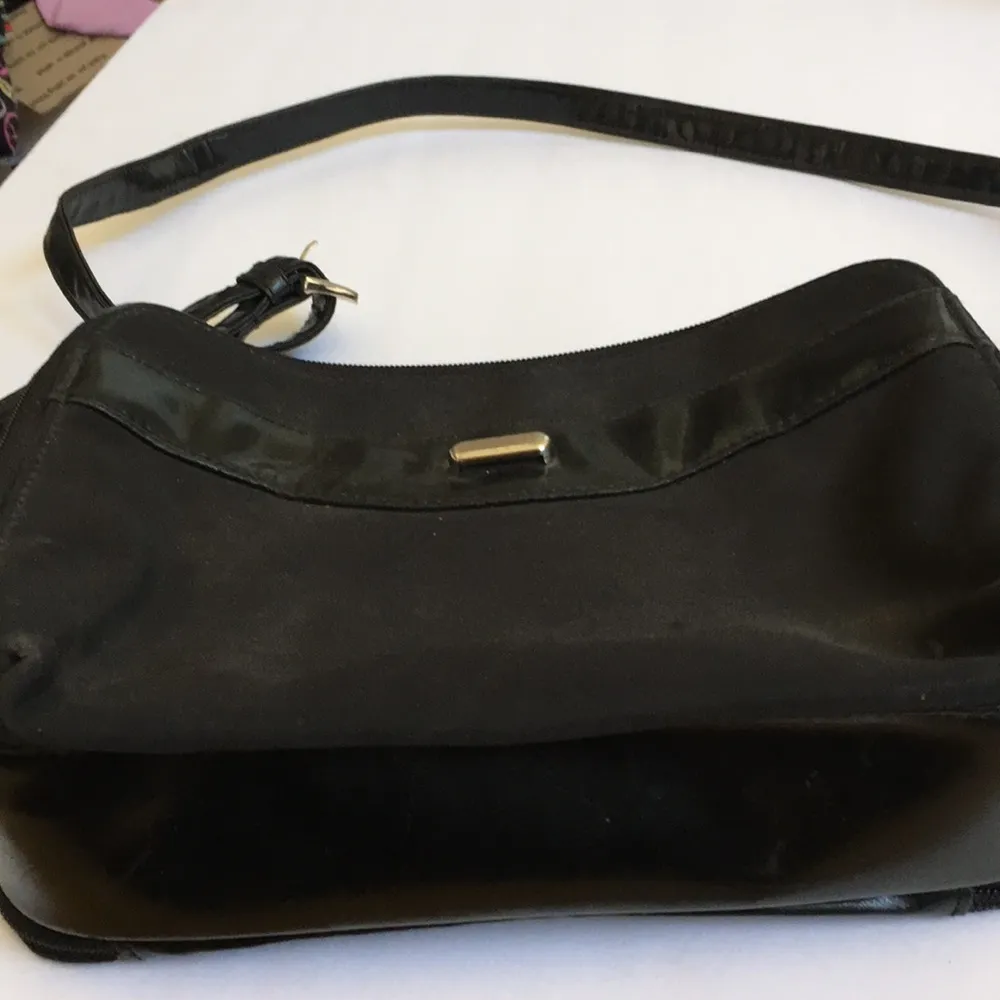 Nylon organizer style purse Black - Image 5