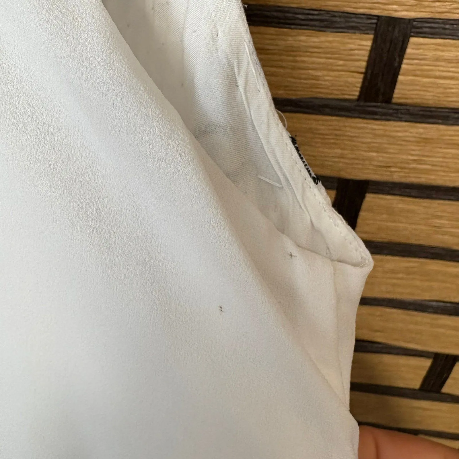 C.‎ Luce White Beaded Romper Size Large - Image 8