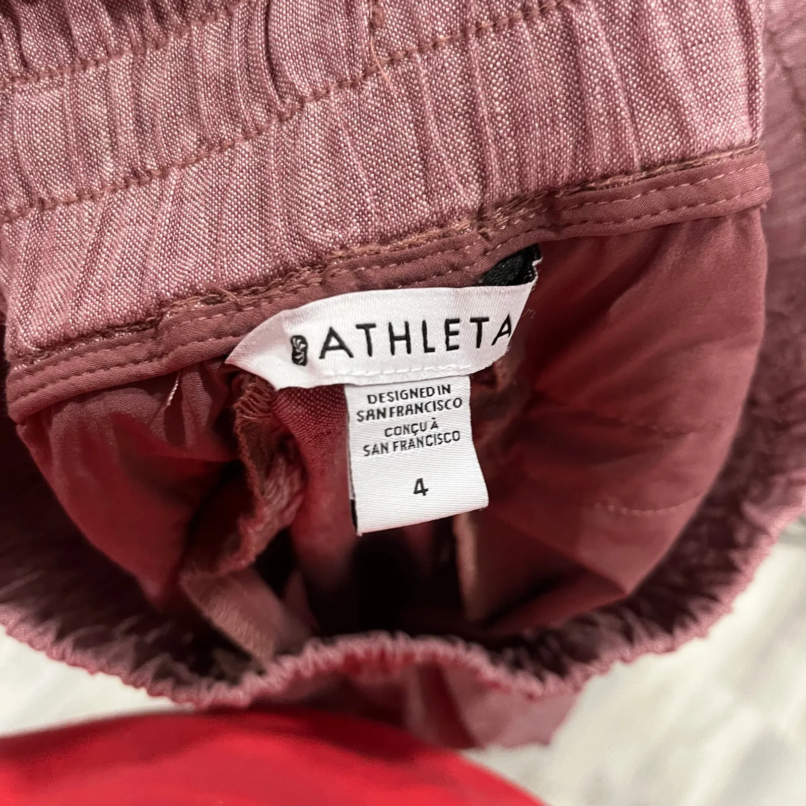 Athleta *Read* 100% Linen Cabo Wide Leg Pants Women’s Size 4 Breezy Beachy - Image 6