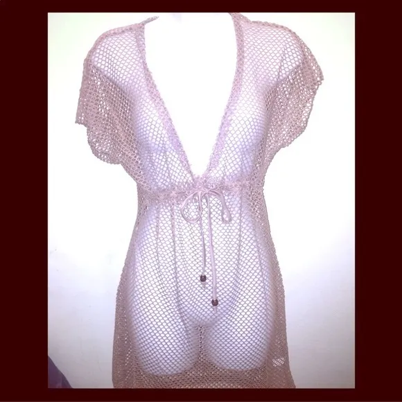 NWT Taupe Pool/Beach Coverup XL - Image 3