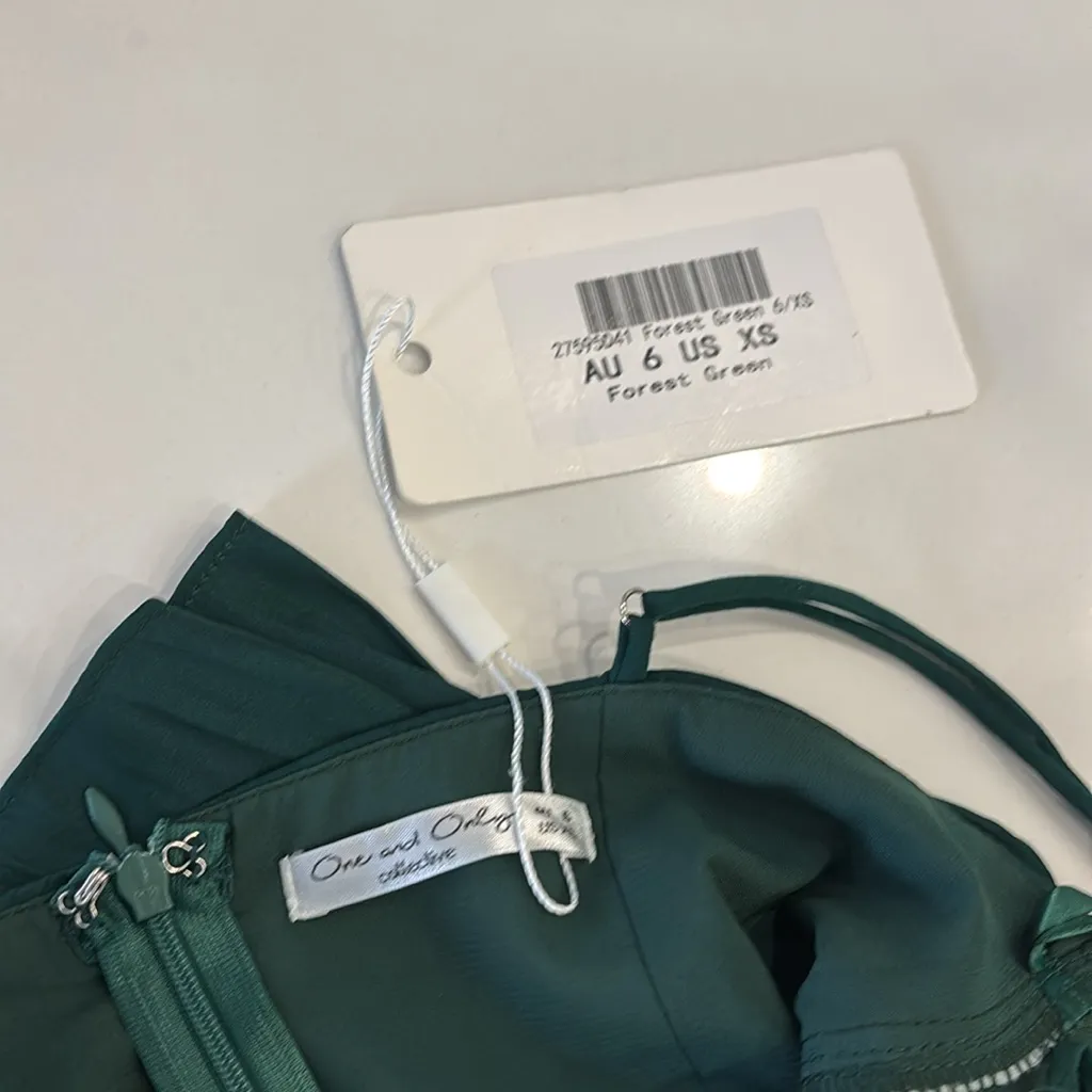 Forest Green Layla Layer Romper Size XS - Image 10