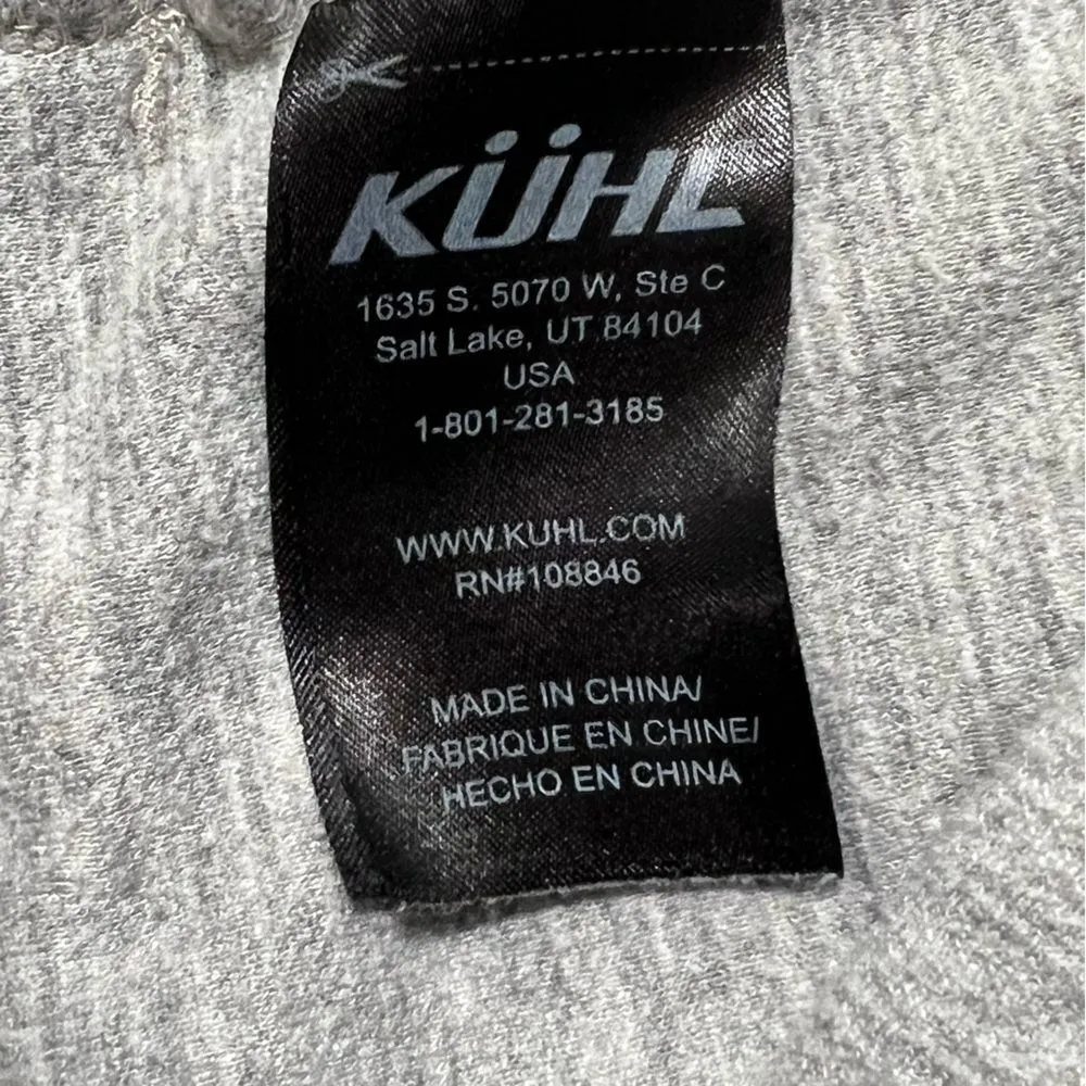 Kuhl Womens Jacket Size MEDIUM Gray Fleece Asymmetrical Gorpcore Outdoor Hiking - Image 10