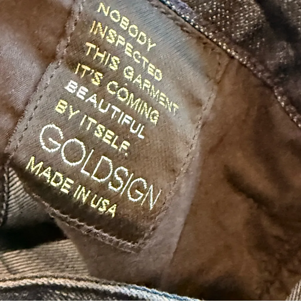 Goldsign Indigo Boot Cut Jeans Blue Size 27 - Image 10