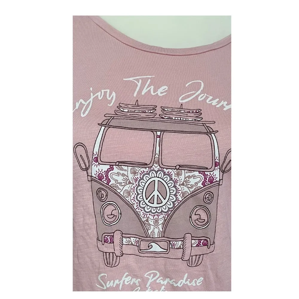 Pacific Creations Van Life “Enjoy The Journey “Surfers Tee Shirt Size XS - Image 3