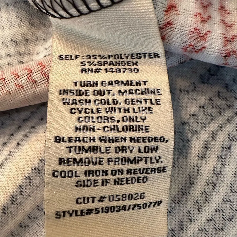 Beige by eci Women's Size 10 Printed Wavy Short Sleeve Dress Multicolor Orange - Image 6