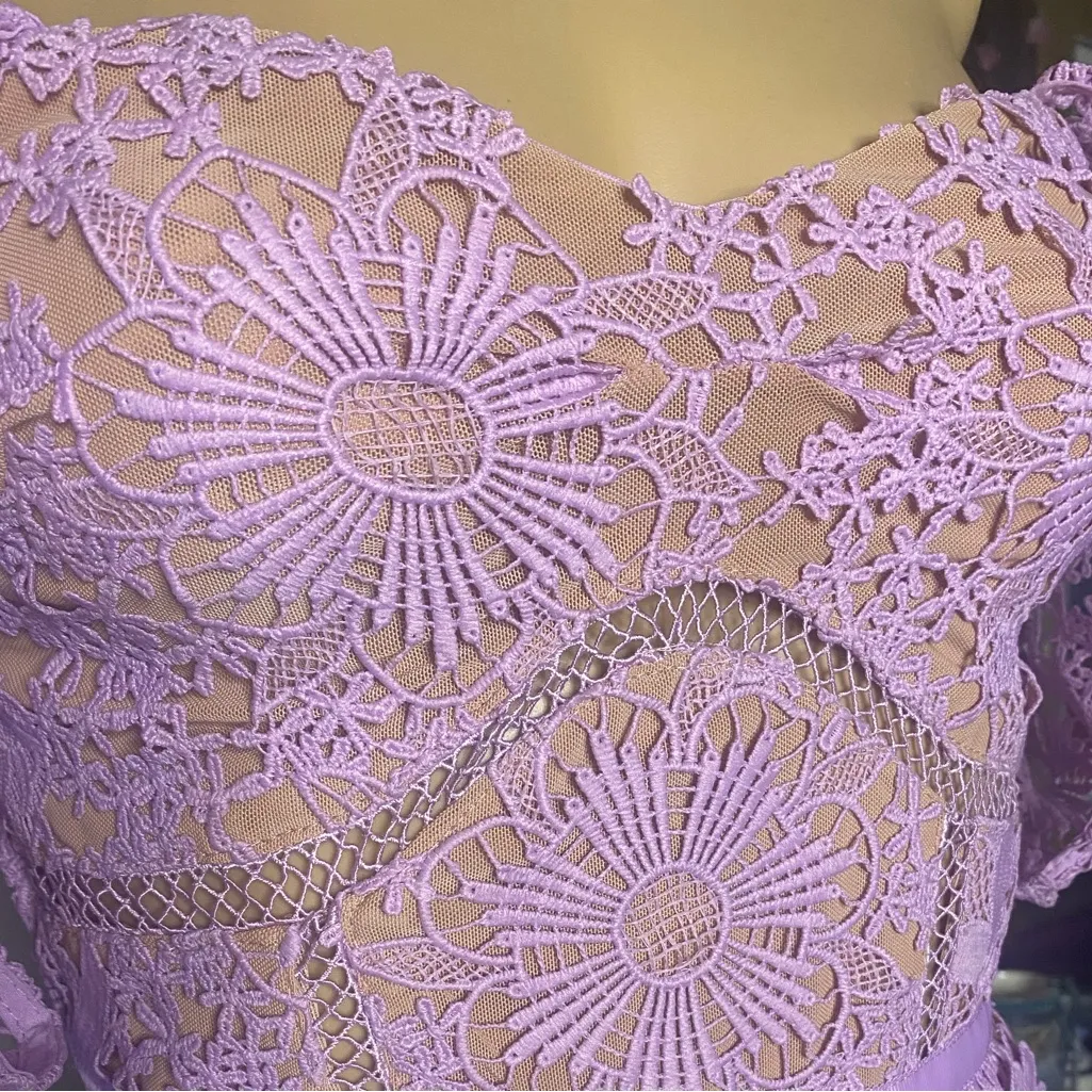 Xueyuanfeng Lilac/Lavender Lace Off - Image 10