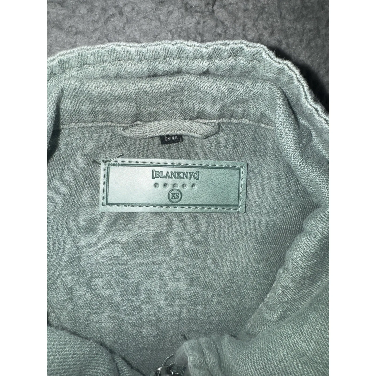 Blanknyc Jacket Women XS Full Zip Linen Utility Steampunk Boho‎ - Image 8