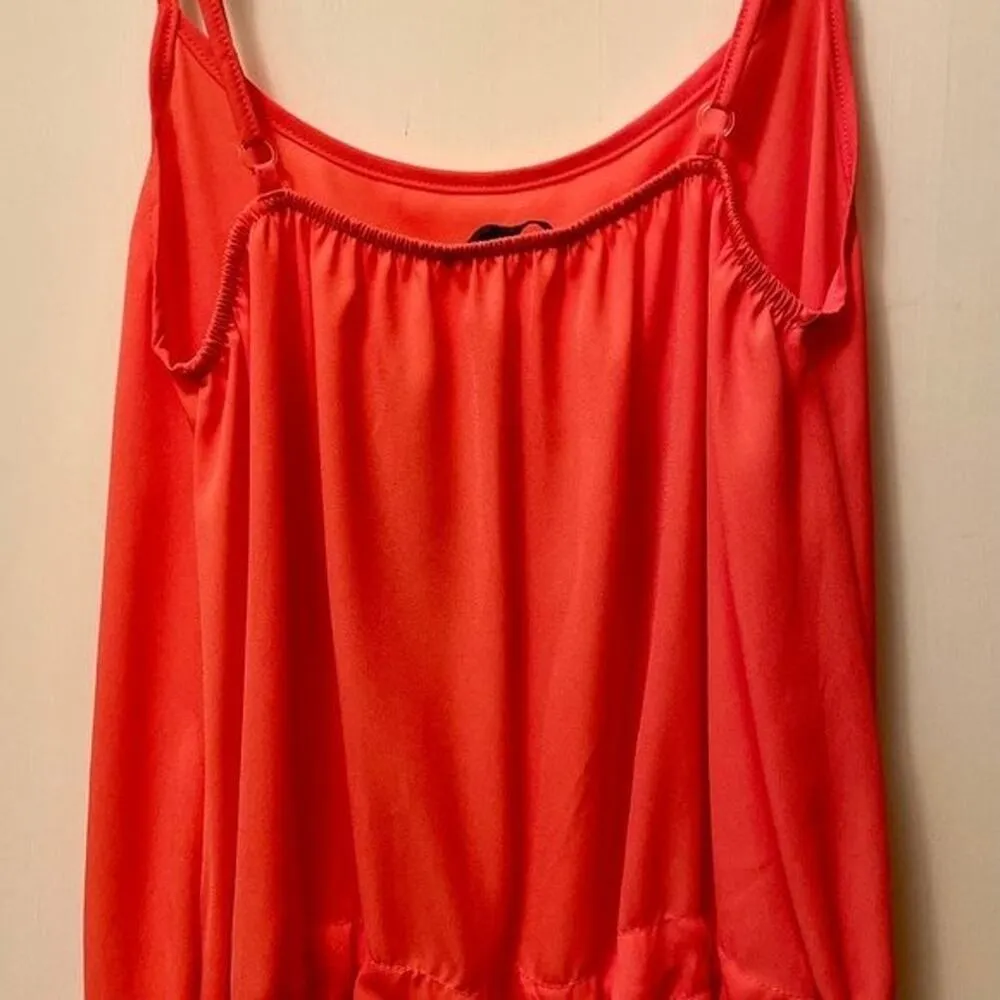 Giorgia and Johns Smile Cami with Large Sequins Orange - Image 3