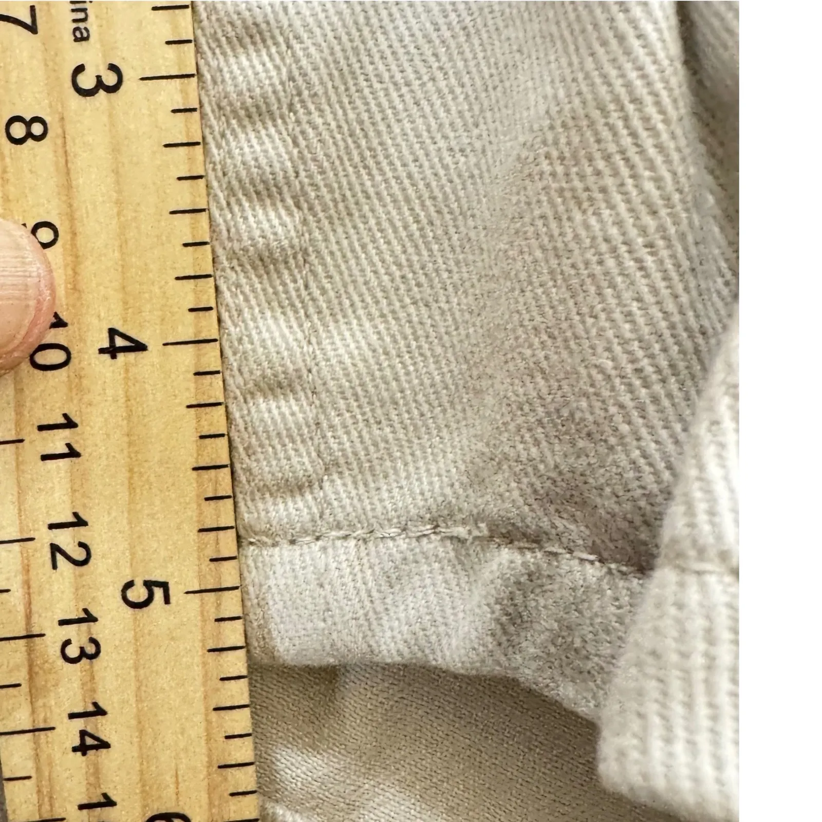 VTG Eddie Bauer Classic Khaki Chino Shorts Tall Sz6 Y2K GRUNGE Granny Meeetcore - Image 8