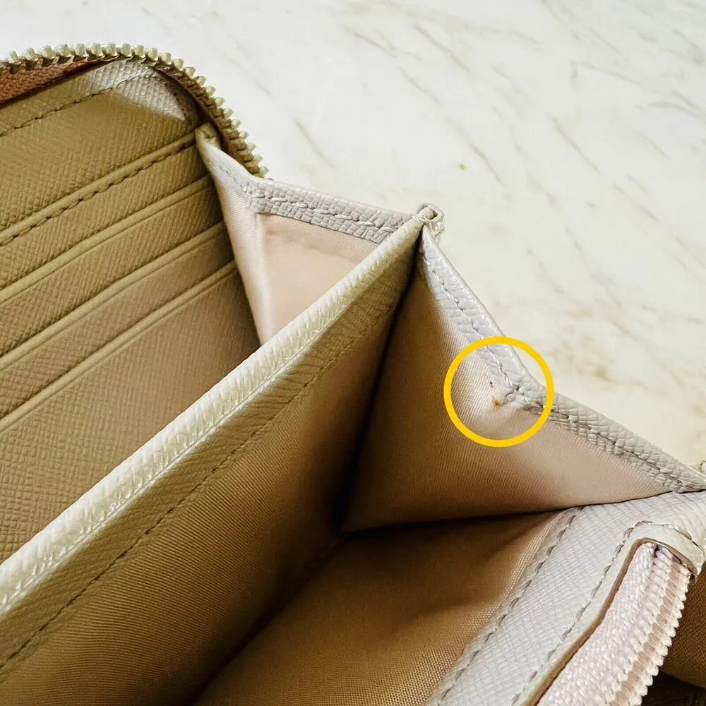 COACH Darcy Sand Bow Accordion Zip Continental Wallet - Image 11