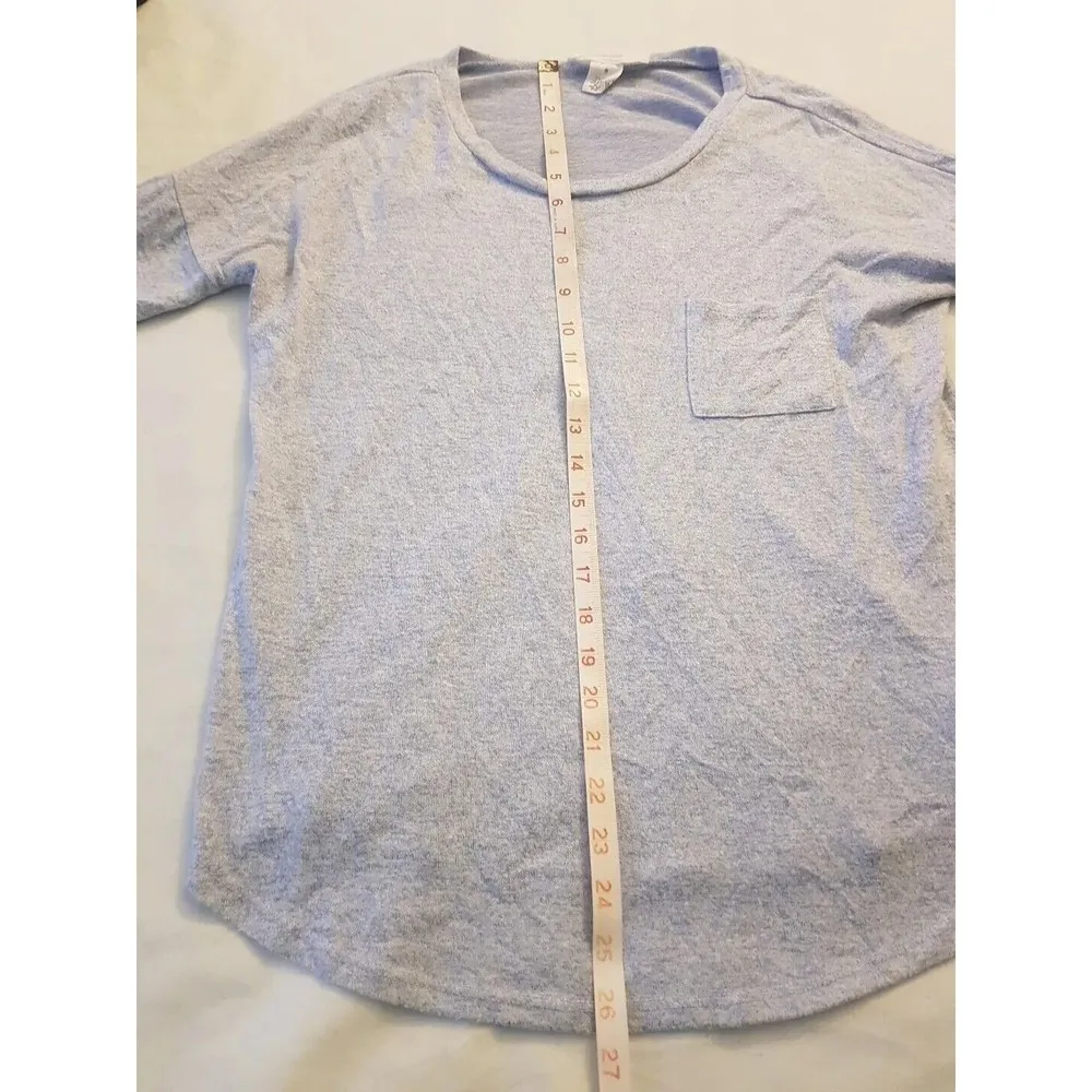 Sweater Women's Sz Small  Light Long Sleeves Soft Comfy Pocket Pullover - Image 9